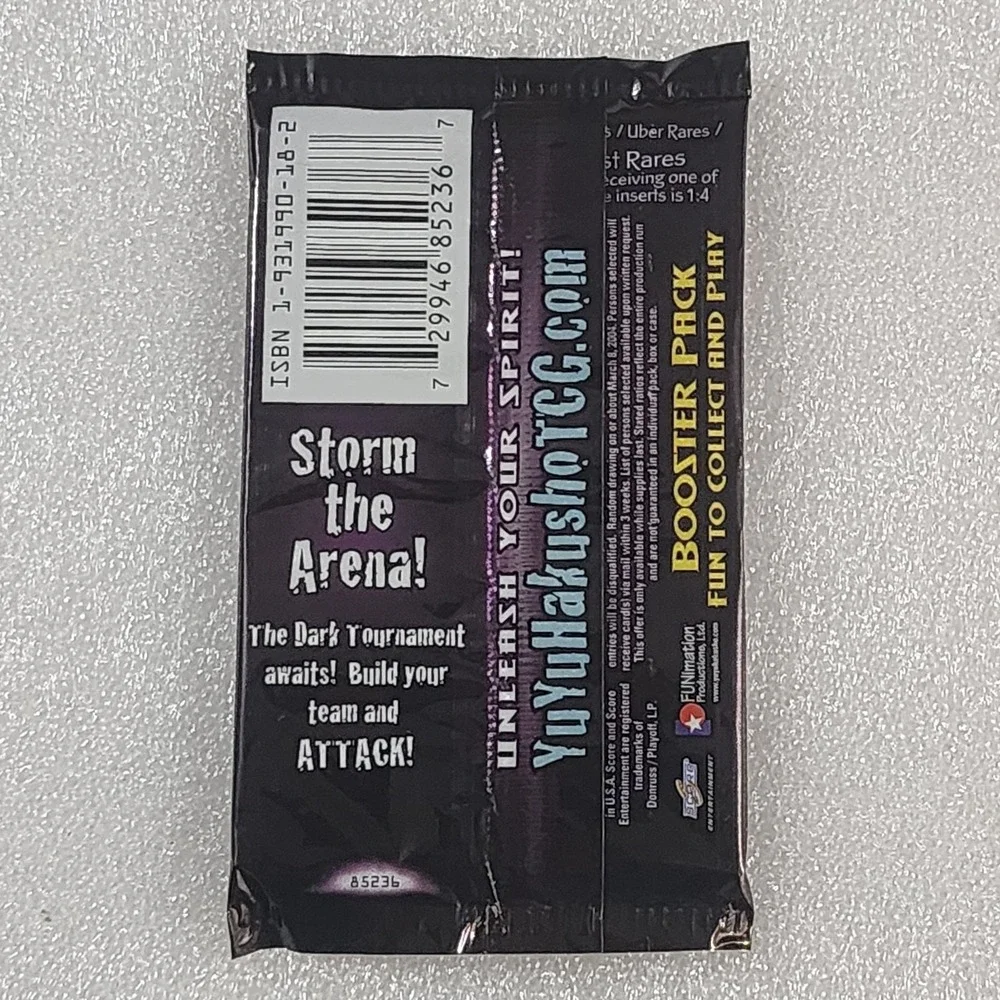 Yu Yu Hakusho Ghost Files Dark Tournament TCG Booster Pack 10 Cards Score 2003